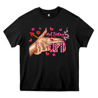 Black Not Today Cupid Heavy Core Tee - CowhideDigitalArt