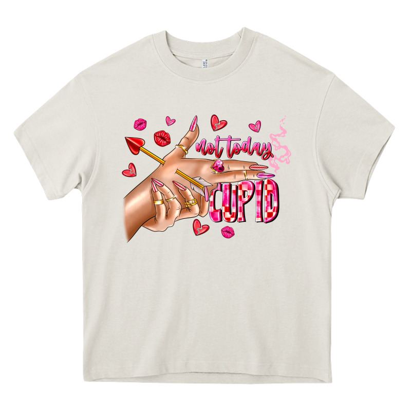 Not Today Cupid Heavy Core Tee by CowhideDigitalArt | Teevron