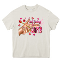 Cream Not Today Cupid Heavy Core Tee - CowhideDigitalArt