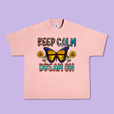 Keep Calm Dream On Urban Heavy Tee Designed By Cowhidedigitalart