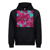 Black breast cancer seamless pattern Urban Hoodie - texasbilliewilder