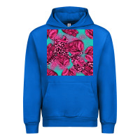 Cobalt breast cancer seamless pattern Urban Hoodie - texasbilliewilder
