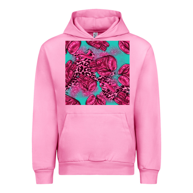 Breast Cancer Seamless Pattern Urban Hoodie by texasbilliewilder | Teevron