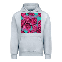 Heather Grey breast cancer seamless pattern Urban Hoodie - texasbilliewilder