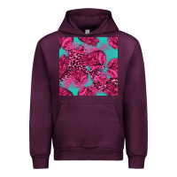 Mauve Wine breast cancer seamless pattern Urban Hoodie - texasbilliewilder