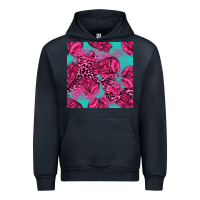 Navy breast cancer seamless pattern Urban Hoodie - texasbilliewilder