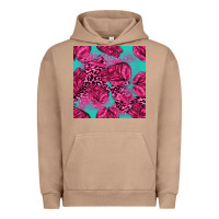 Pigment Burro breast cancer seamless pattern Urban Hoodie - texasbilliewilder