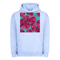 Pigment Grape Ice breast cancer seamless pattern Urban Hoodie - texasbilliewilder
