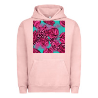 Pigment Salmon breast cancer seamless pattern Urban Hoodie - texasbilliewilder