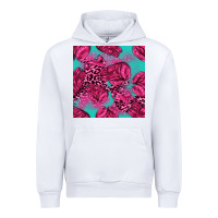 White breast cancer seamless pattern Urban Hoodie - texasbilliewilder