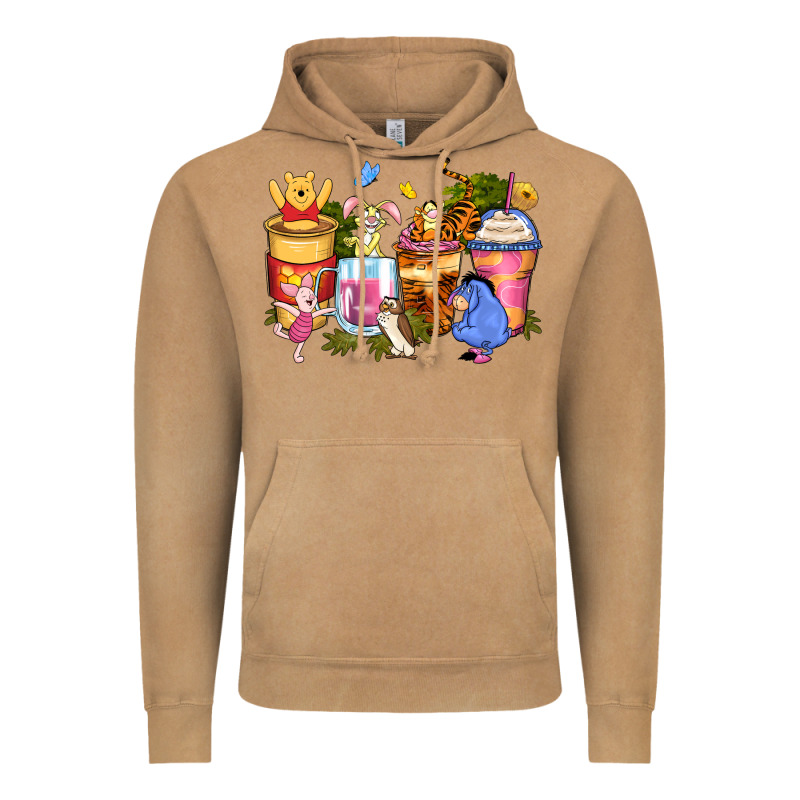 Cartoon Characters Coffee Cups Vintage Hoodie by Zillion Design Studio | Teevron