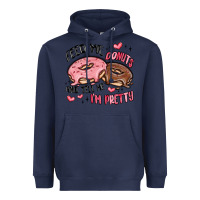 Navy feed me donuts and tell me i'm pretty Heavyweight Hoodie - MaliasSmallBusiness