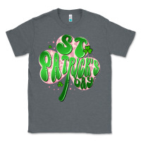 Charcoal Heather st patricks day clover Classic Tee - Artiststas