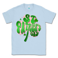 Dusty Blue st patricks day clover Classic Tee - Artiststas