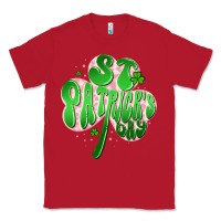 Red st patricks day clover Classic Tee - Artiststas