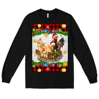 Black Christmas coop animals Long Sleeve Tee - Artiststas