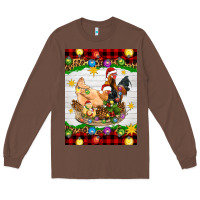 Chestnut Christmas coop animals Long Sleeve Tee - Artiststas