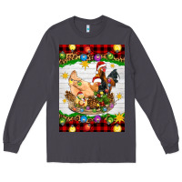Smoke Christmas coop animals Long Sleeve Tee - Artiststas