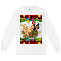 White Christmas coop animals Long Sleeve Tee - Artiststas
