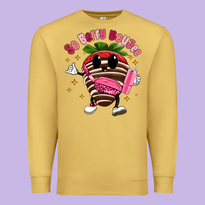 So Berry Buojee Premium Sweatshirt Designed By Maliassmallbusiness