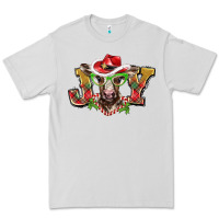 Dove Grey christmas joy baby cow Premium Tee - BarkalooDesign