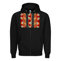 Black ladybug brushstrokes Zipper Hoodie - BarkalooDesign