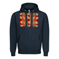 Navy ladybug brushstrokes Zipper Hoodie - BarkalooDesign
