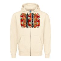 Sandshell ladybug brushstrokes Zipper Hoodie - BarkalooDesign