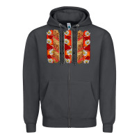 Smoke ladybug brushstrokes Zipper Hoodie - BarkalooDesign