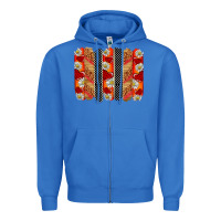 True Royal ladybug brushstrokes Zipper Hoodie - BarkalooDesign