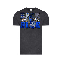 Vintage Black Back to blue 4th of July 4th of july Vintage Tee - CowGirlArtShop