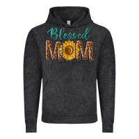 Vintage Black western blessed mom with sunflower Vintage Hoodie - texasbilliewilder