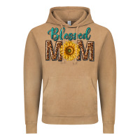 Vintage Camel western blessed mom with sunflower Vintage Hoodie - texasbilliewilder