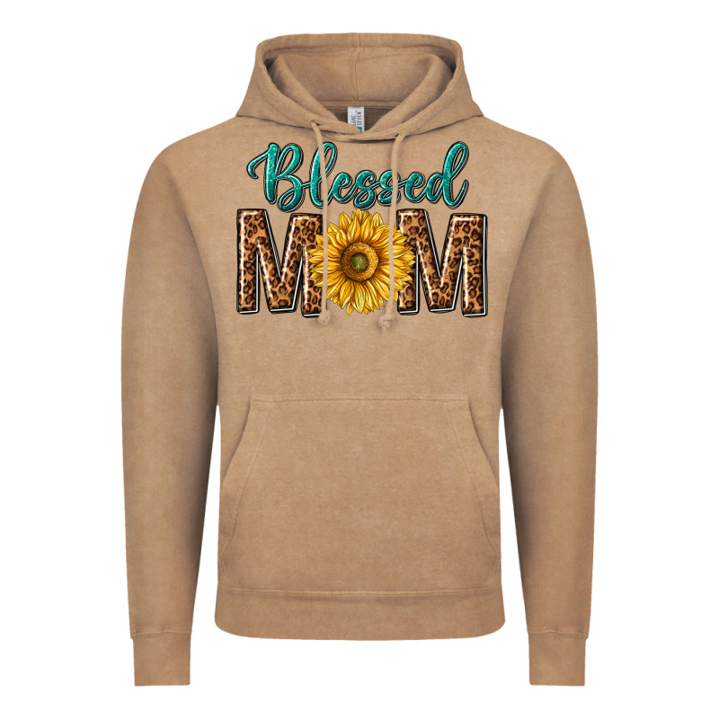 Western Blessed Mom With Sunflower Vintage Hoodie by texasbilliewilder | Teevron