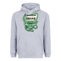 Heather Grey st patricks day ırısh pub Heavyweight Hoodie - MaliasSmallBusiness