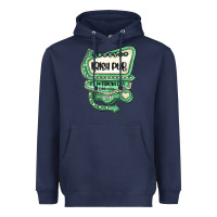 Navy st patricks day ırısh pub Heavyweight Hoodie - MaliasSmallBusiness