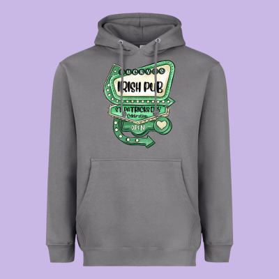 St Patricks Day ırısh Pub Heavyweight Hoodie Designed By Maliassmallbusiness