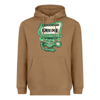 Toasted Coconut st patricks day ırısh pub Heavyweight Hoodie - MaliasSmallBusiness