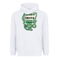 White st patricks day ırısh pub Heavyweight Hoodie - MaliasSmallBusiness