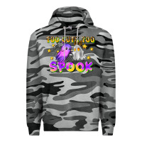 Slate Camo too cute too spook Premium Hoodie - LillyAllenDesigns