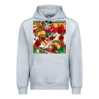 Heather Grey mexican  seamless pattern Urban Hoodie - texasbilliewilder