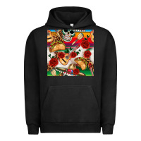 Pigment Black mexican  seamless pattern Urban Hoodie - texasbilliewilder