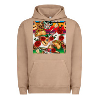 Pigment Burro mexican  seamless pattern Urban Hoodie - texasbilliewilder