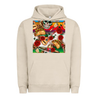 Pigment French Oak mexican  seamless pattern Urban Hoodie - texasbilliewilder