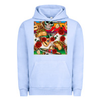Pigment Grape Ice mexican  seamless pattern Urban Hoodie - texasbilliewilder