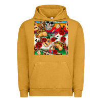 Pigment Peanut Butter mexican  seamless pattern Urban Hoodie - texasbilliewilder