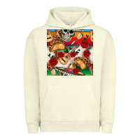 Pigment Pistachio mexican  seamless pattern Urban Hoodie - texasbilliewilder