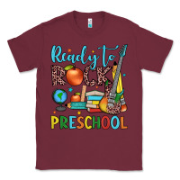 Burgundy ready to rock preschool Classic Tee - JahusDesignShop
