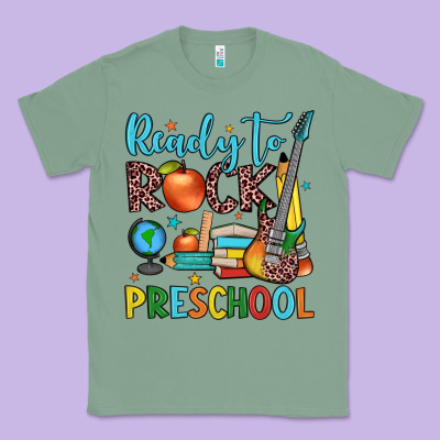 Ready To Rock Preschool Classic Tee Designed By Jahusdesignshop