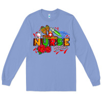Colony Blue mexican nurse Long Sleeve Tee - AdoDesignShop